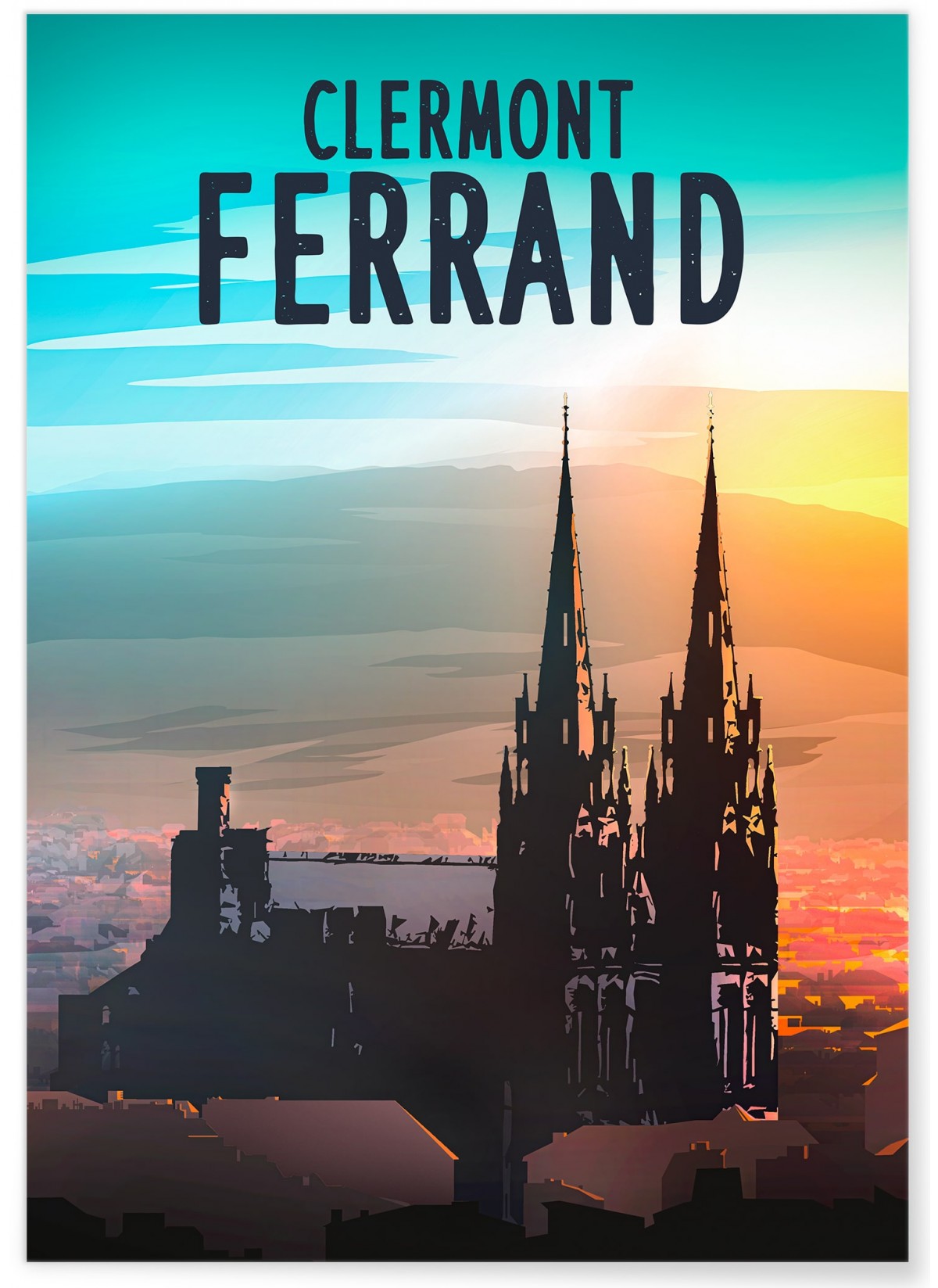 Affiche Clermont-Ferrand
