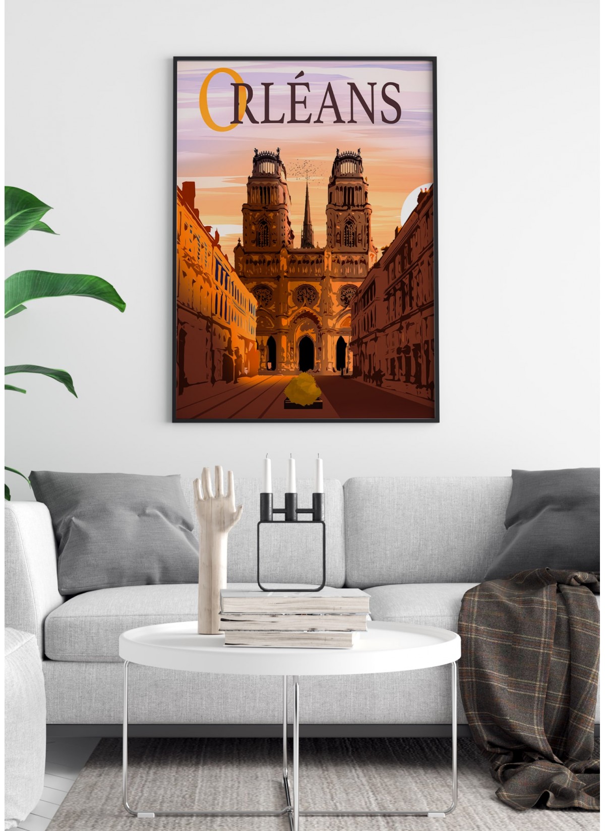 Affiche ville Orléans