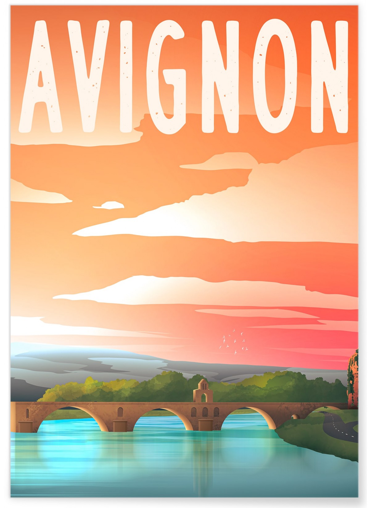 Affiche Avignon