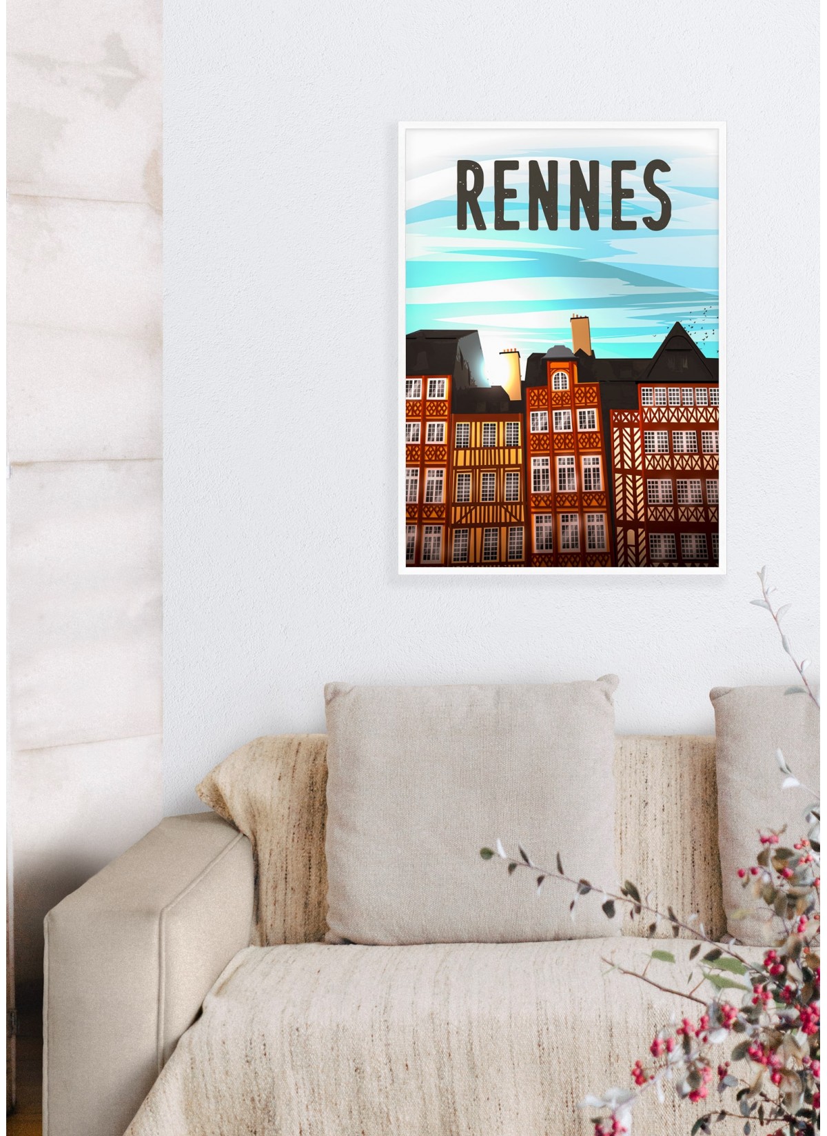Affiche Rennes jour