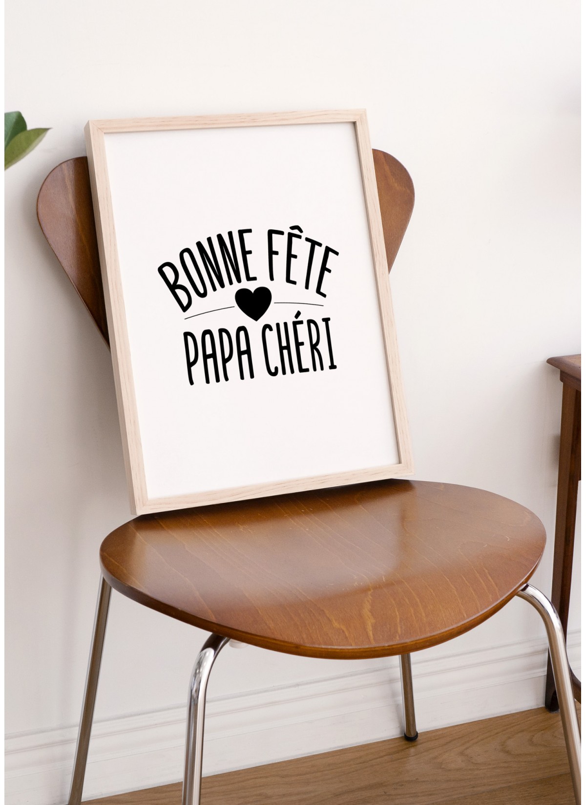 Affiche "Bonne Fête Papa Chéri"