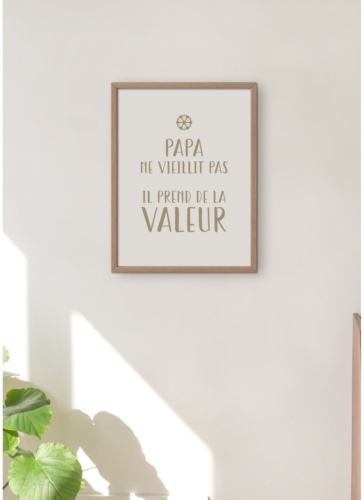 Affiche "Papa ne vieillit pas"