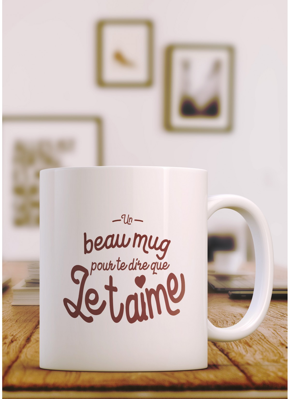 Mug "Un beau mug pour te dire je t'aime"