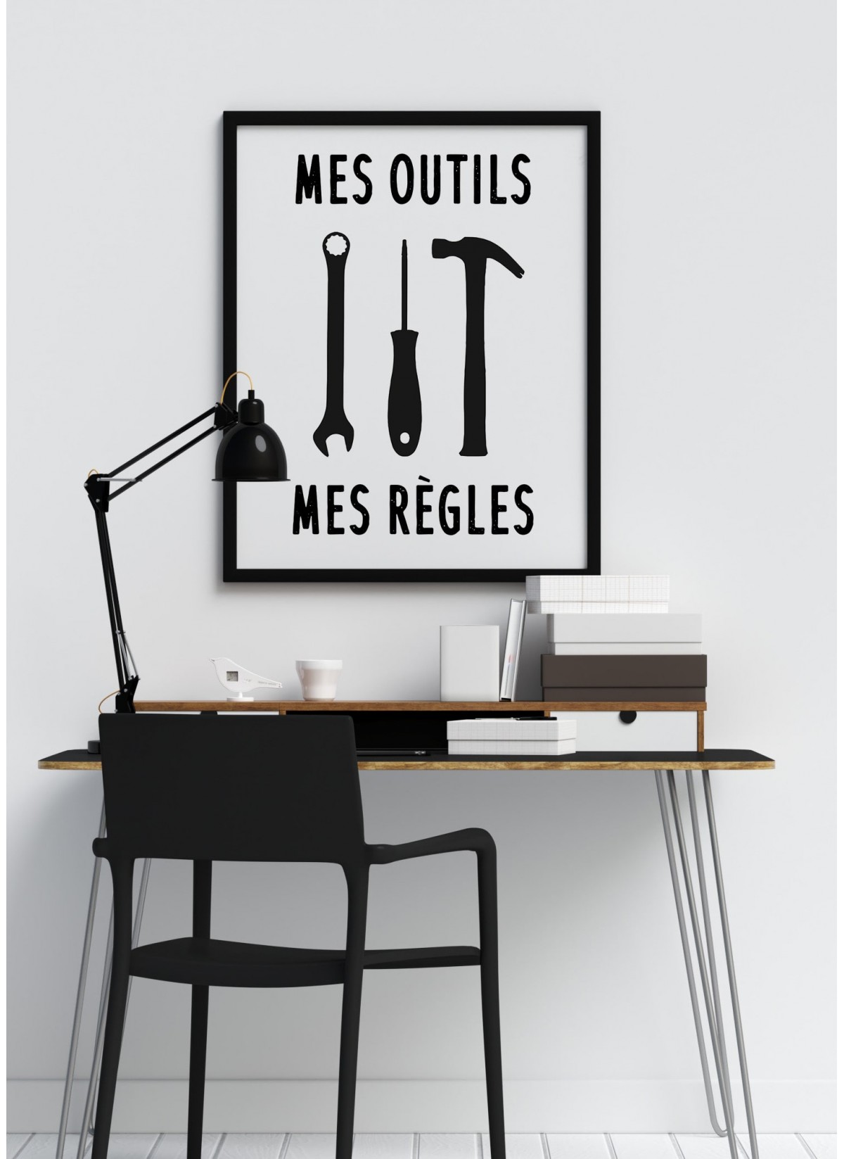 Affiche "Mes outils - Mes règles"