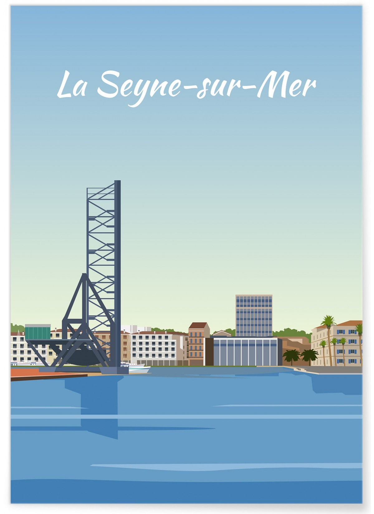 Affiche "La Seyne-sur-mer"