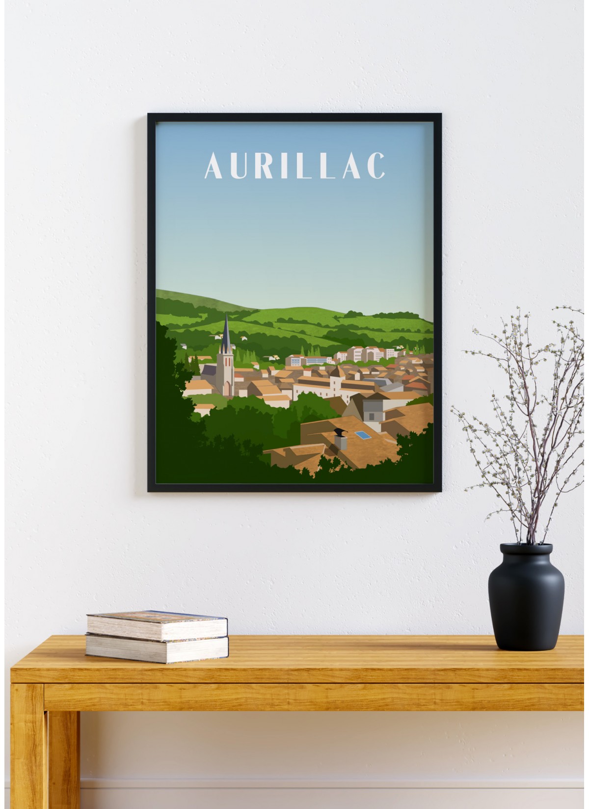 Affiche ville Aurillac