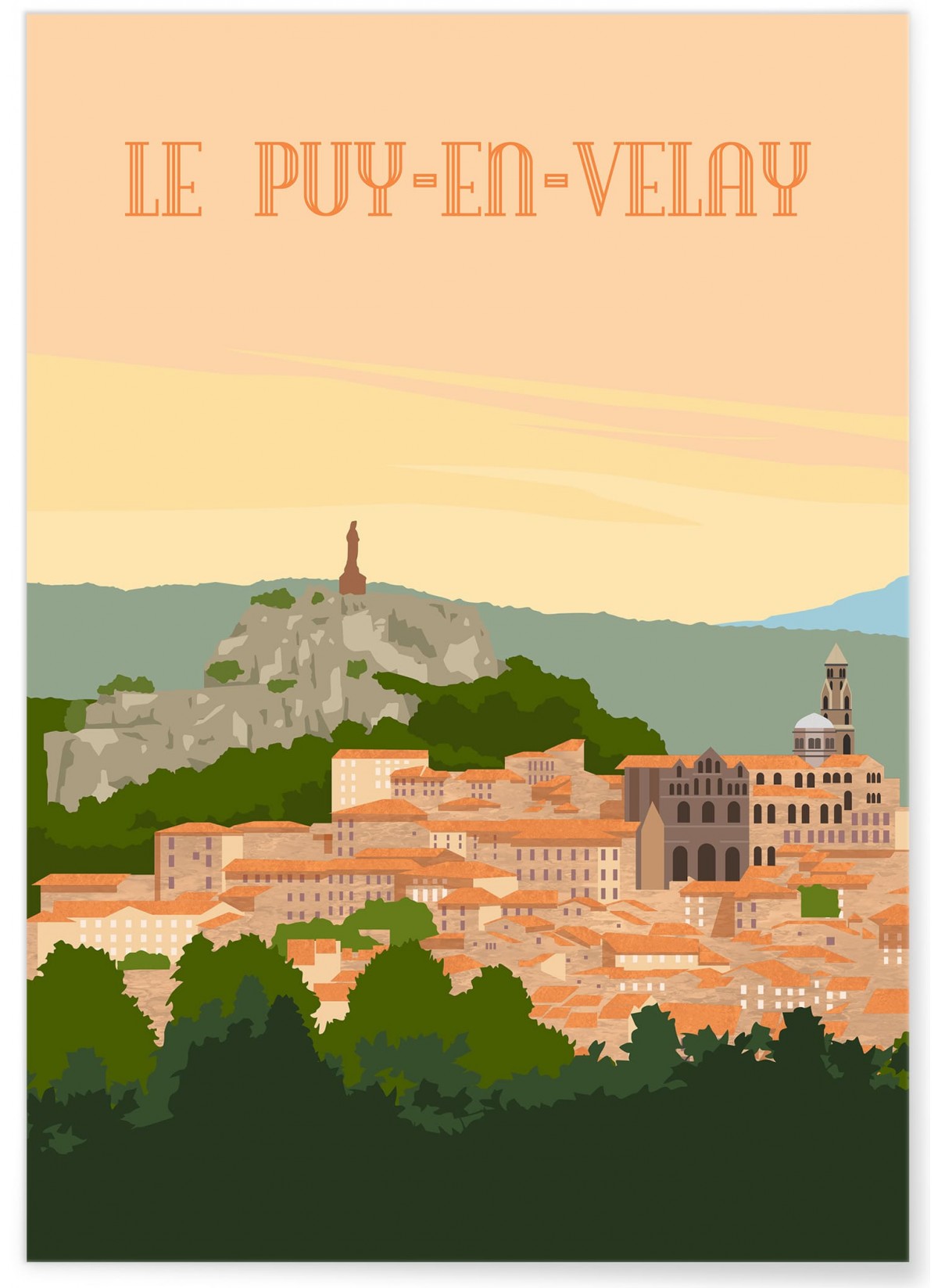 Affiche "Le Puy-en-Velay"