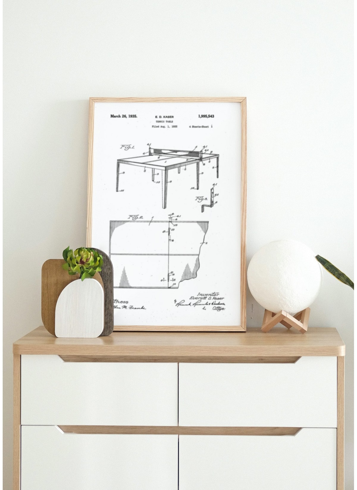 Affiche "Brevet Table de ping pong"