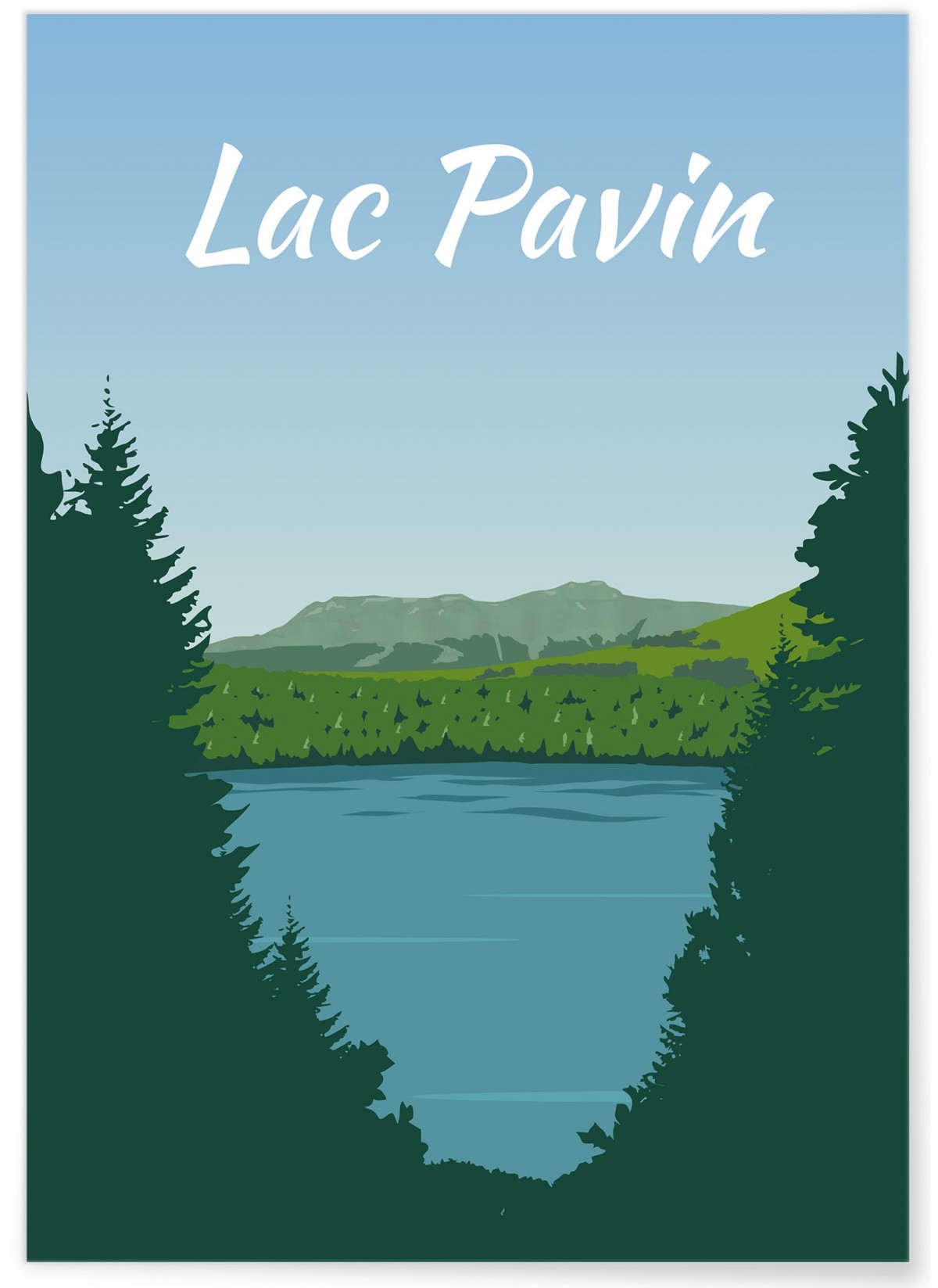 Affiche "Lac Pavin"