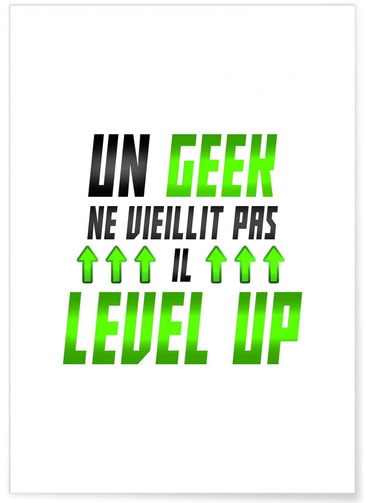 Affiche "Un geek"