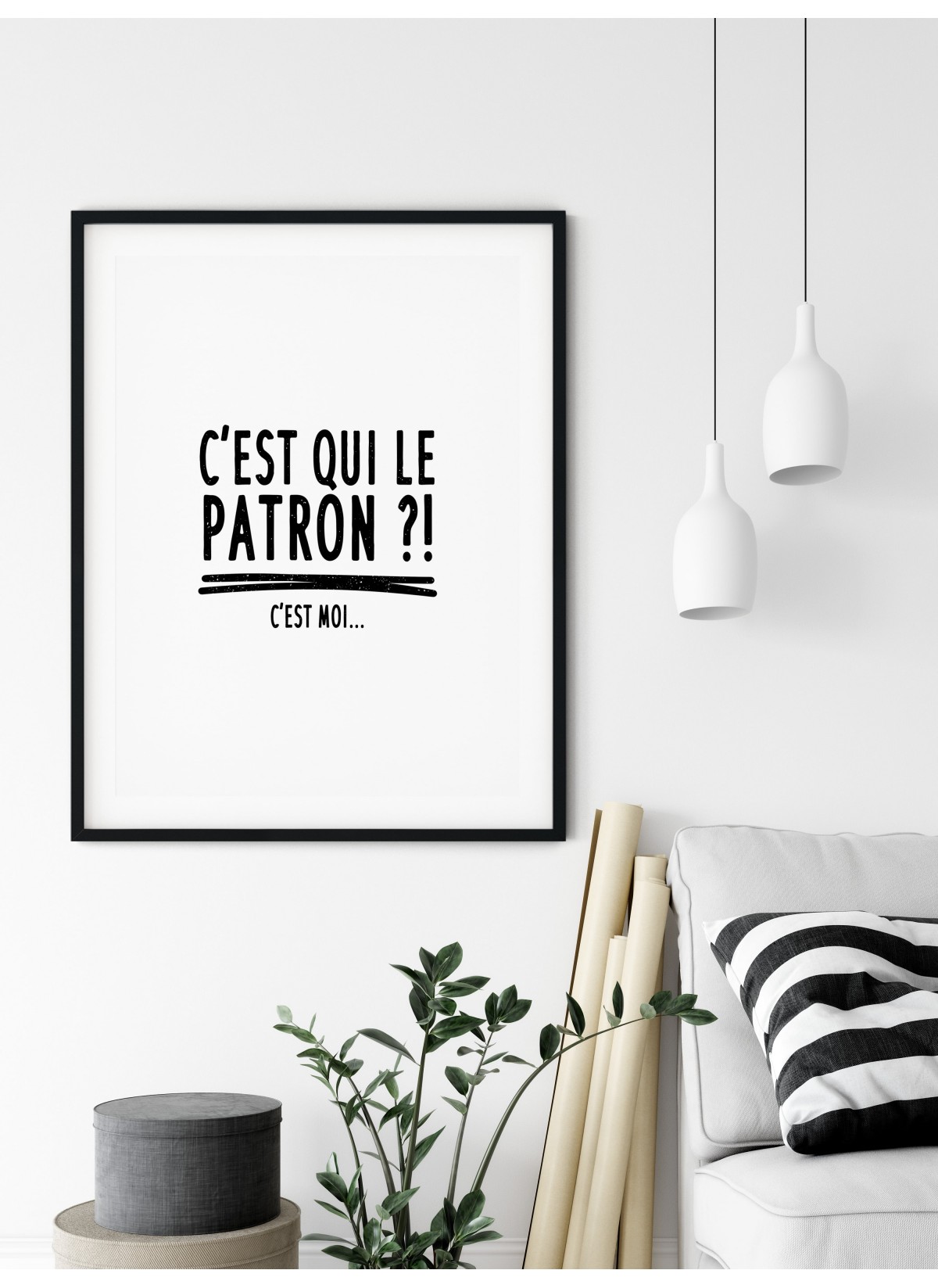 Affiche "C'est qui le patron ?"