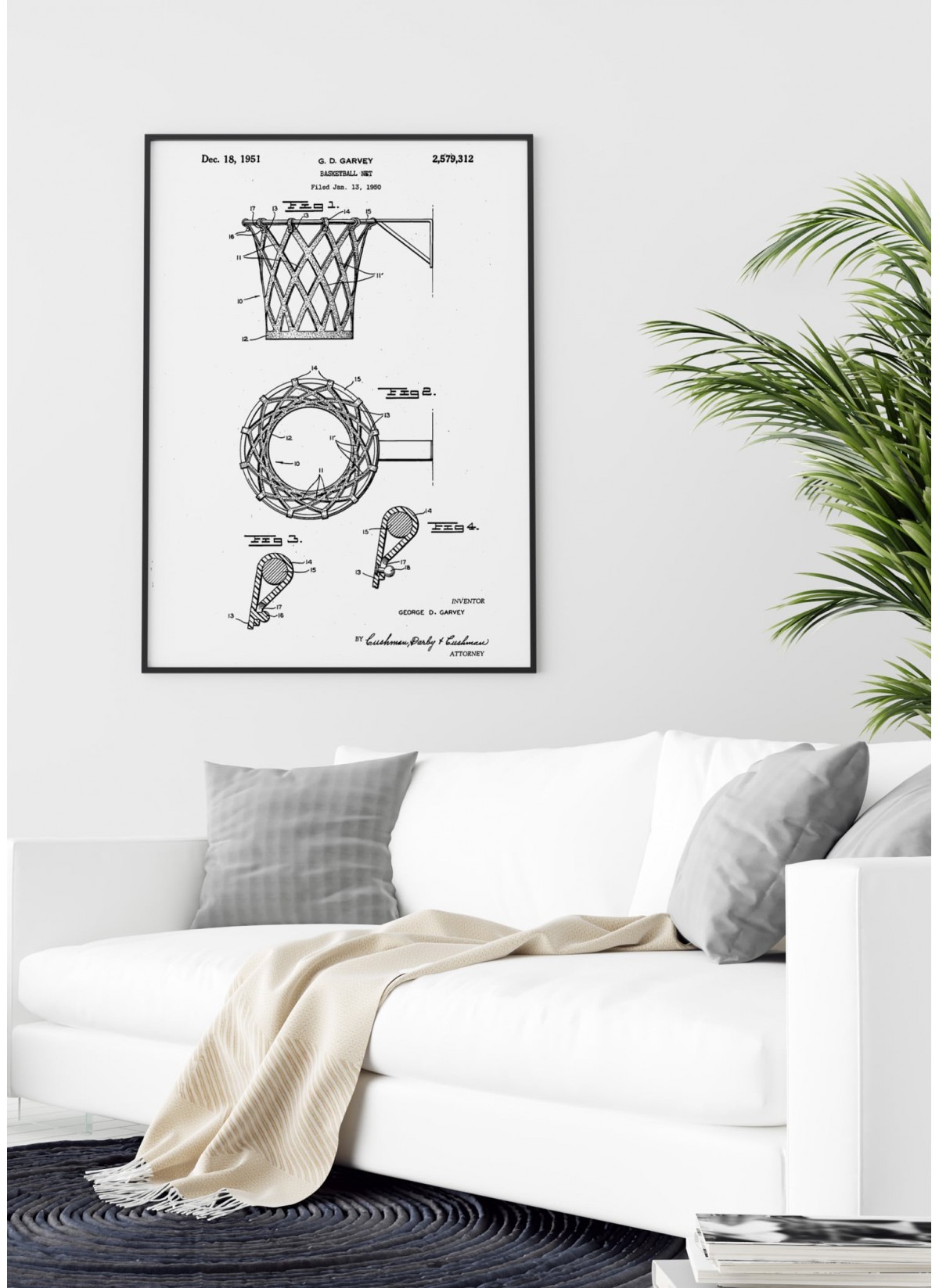 Affiche "Brevet Panier de Basket"