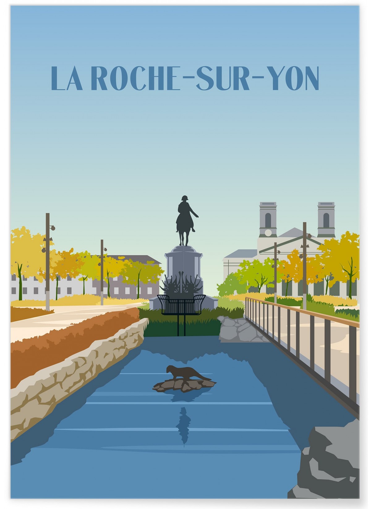 Affiche "La Roche-sur-Yon"