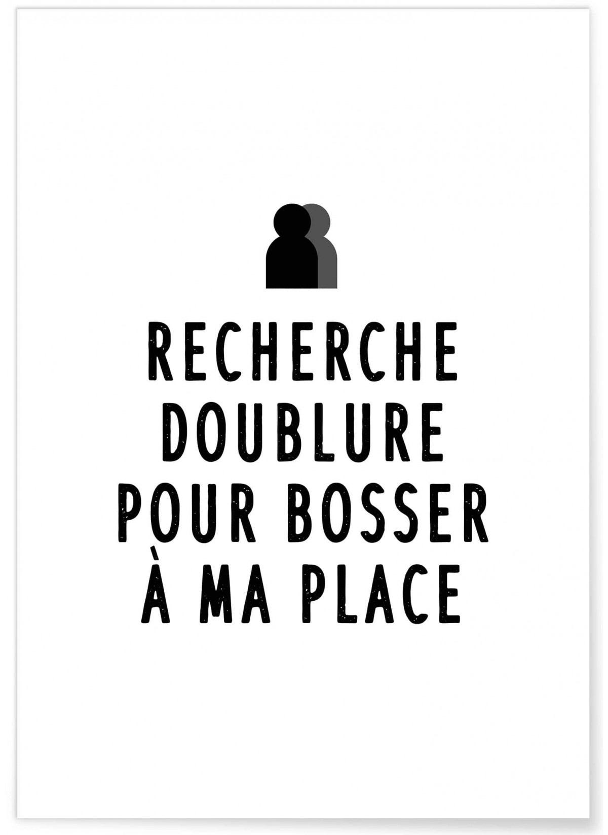 Affiche "Doublure"