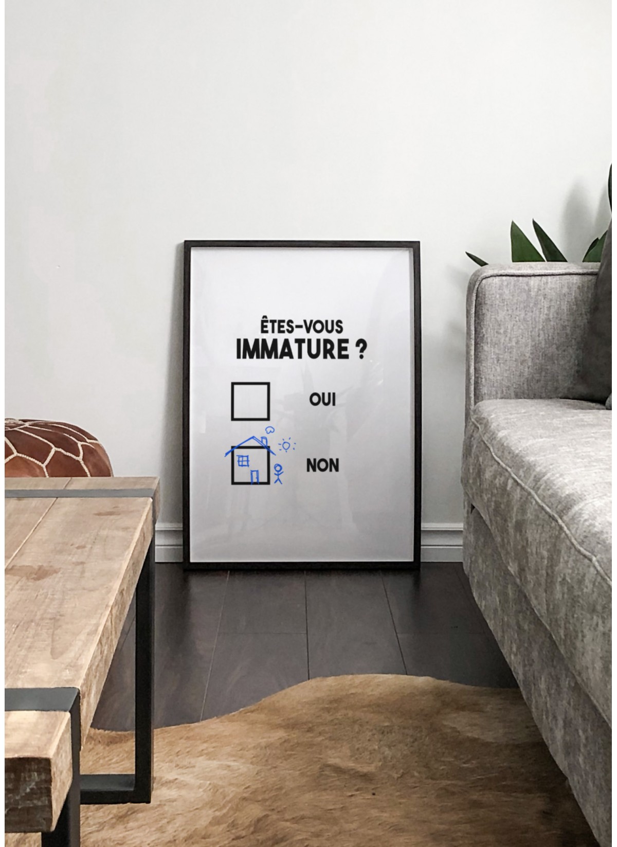 Affiche "Etes-vous immature ?"