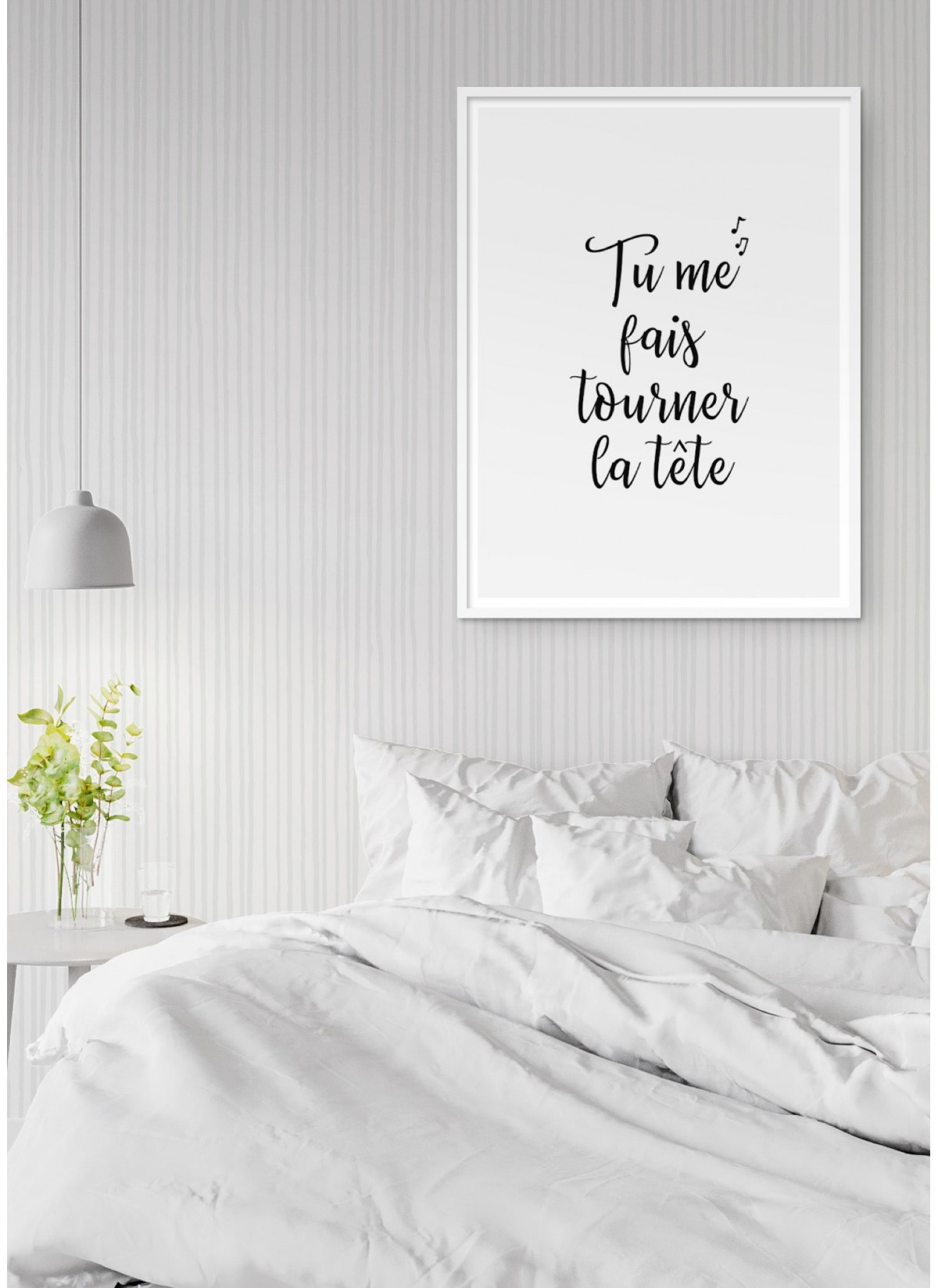 Affiche "Tu me fais tourner la tête"