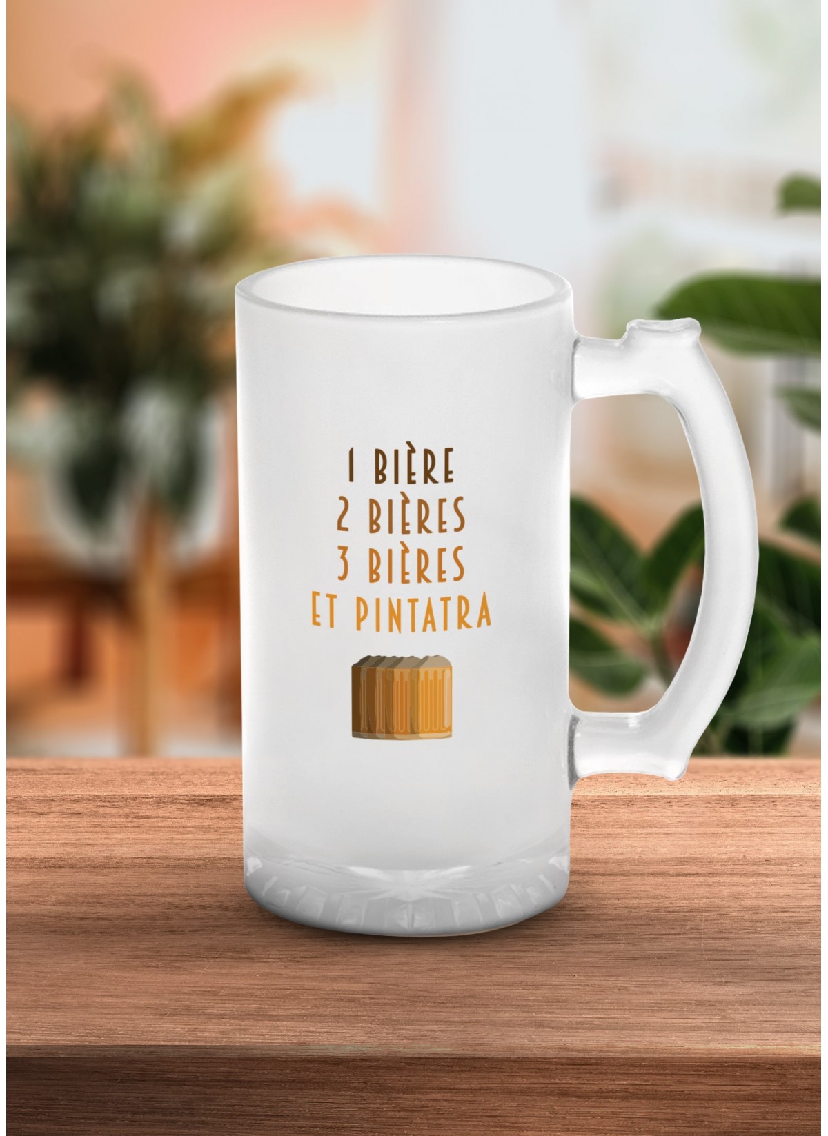 Chope de bière "Pintatra"