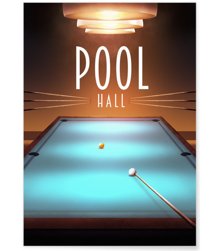 Affiche "Billard"