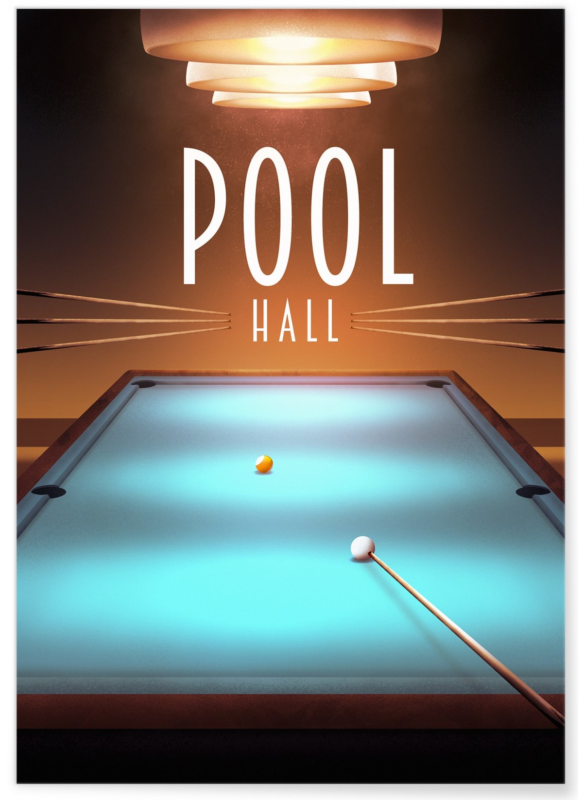 Affiche "Billard"