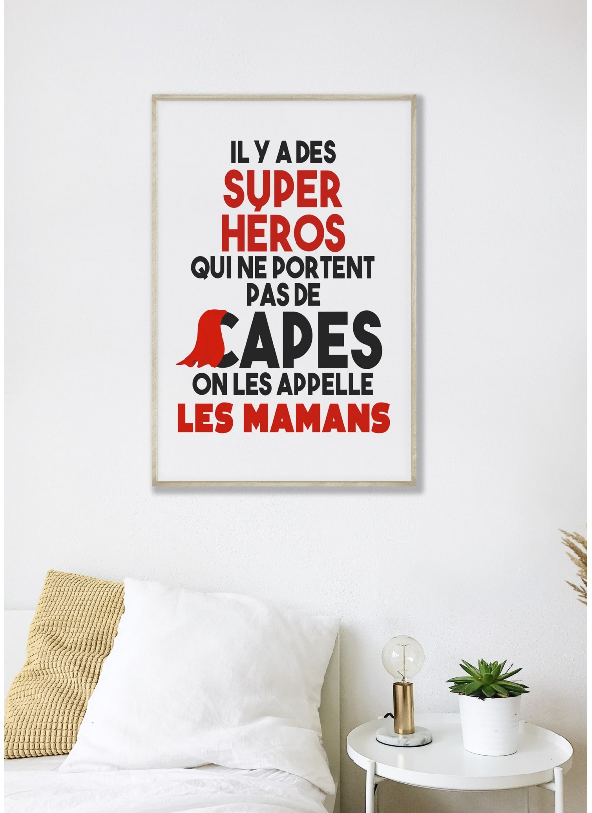 Affiche "Mamans Super Héros"