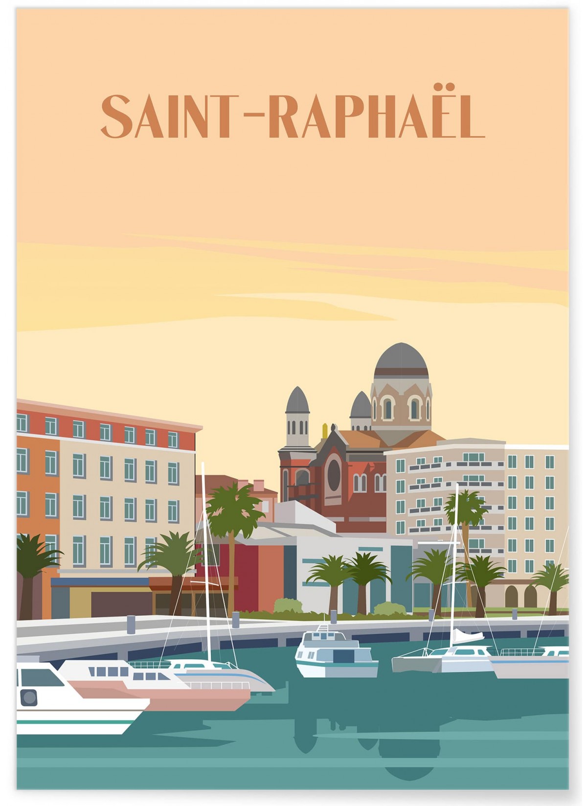 Affiche "Saint-Raphaël"