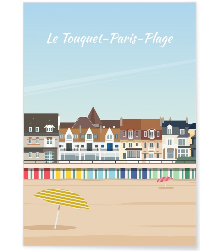 Affiche "Le Touquet-Paris-Plage"