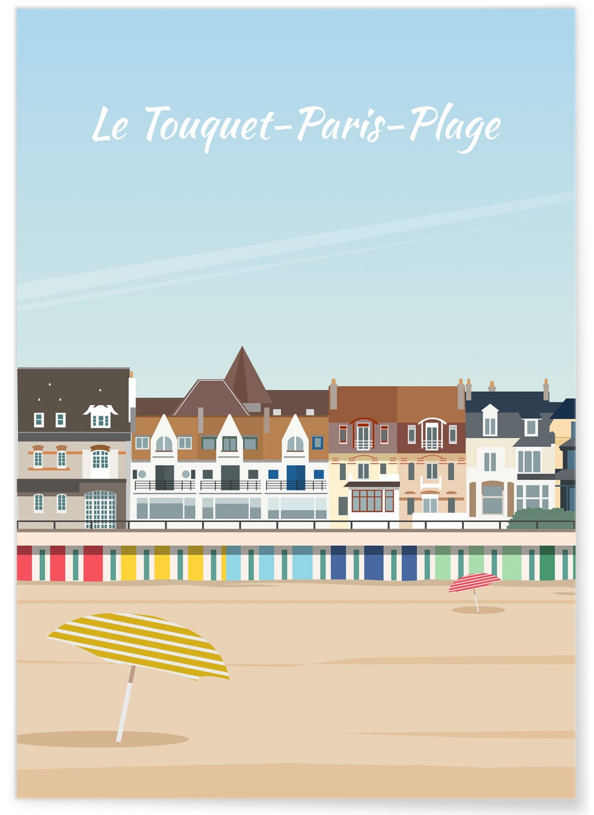 Affiche "Le Touquet-Paris-Plage"