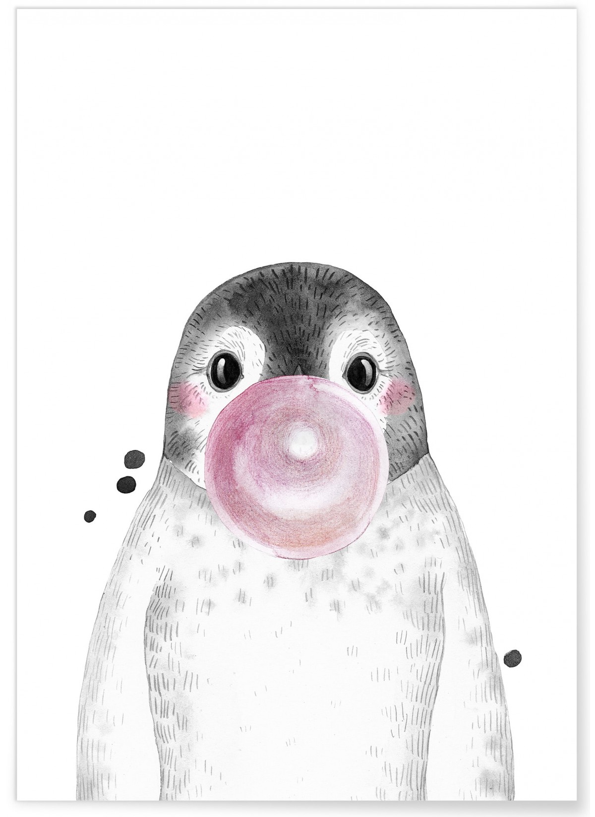 Affiche "Bulle de Pingouin"