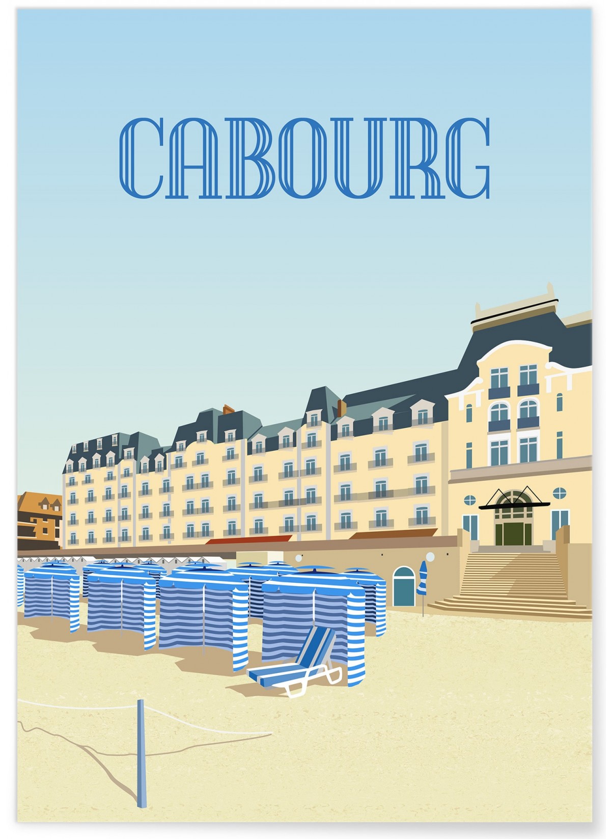 Affiche "Cabourg"