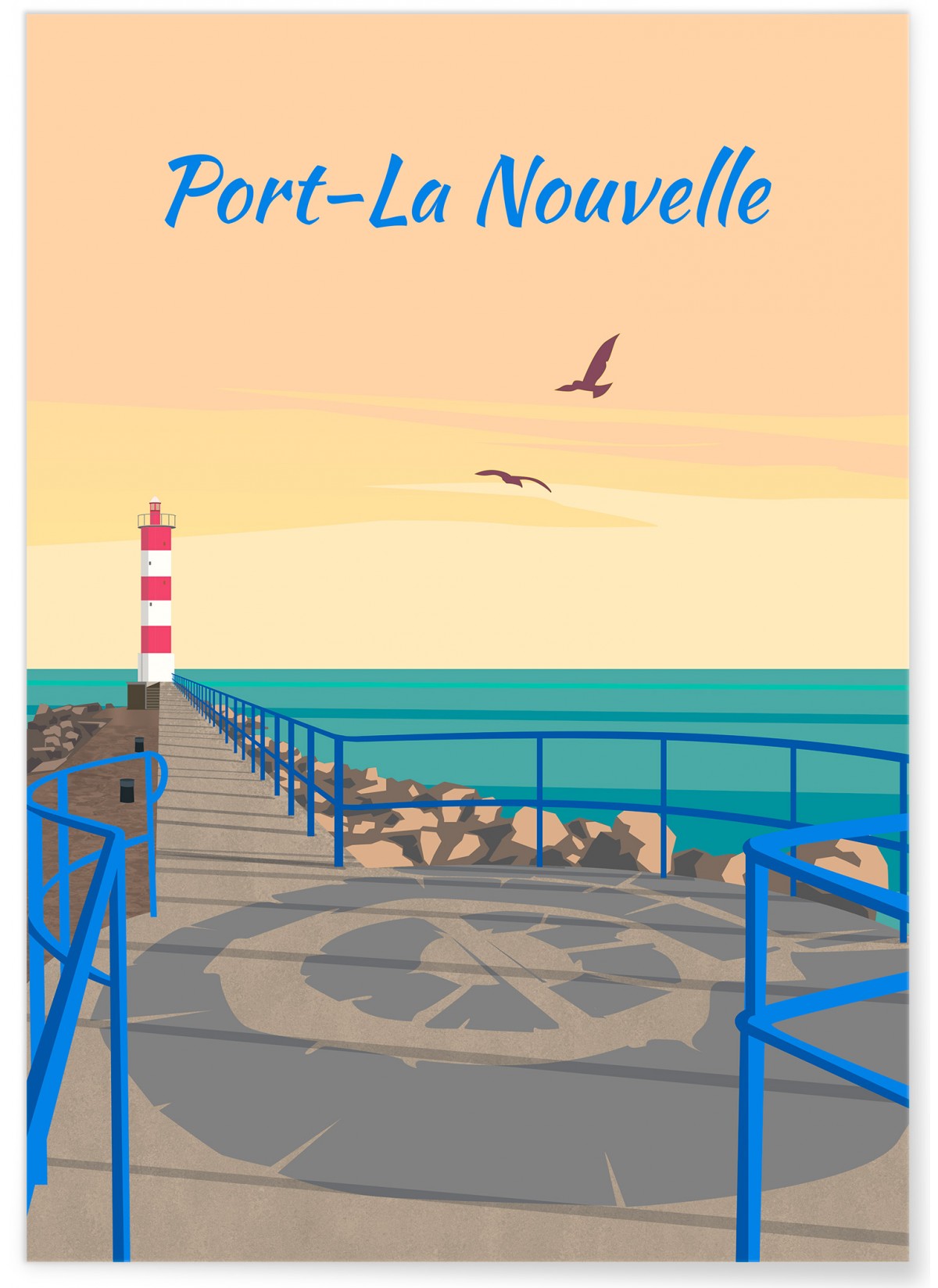Affiche "Port-La Nouvelle"
