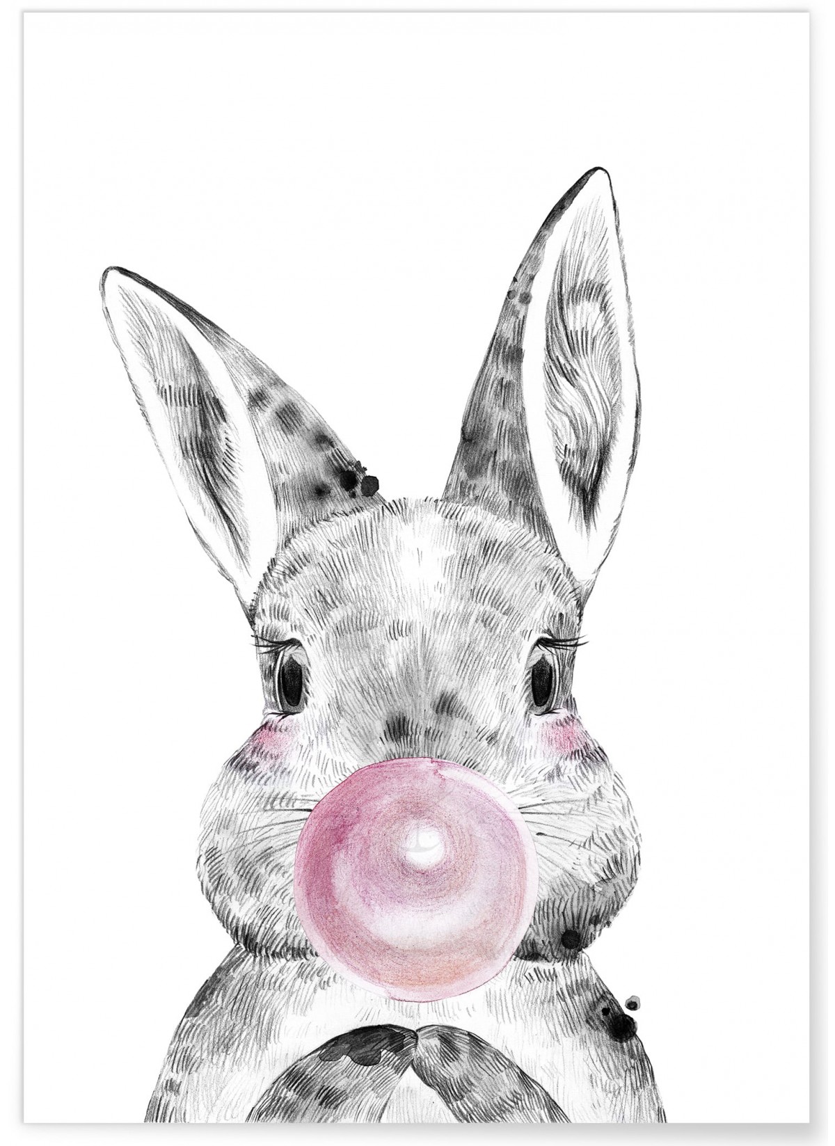 Affiche "Bulle de Lapin"