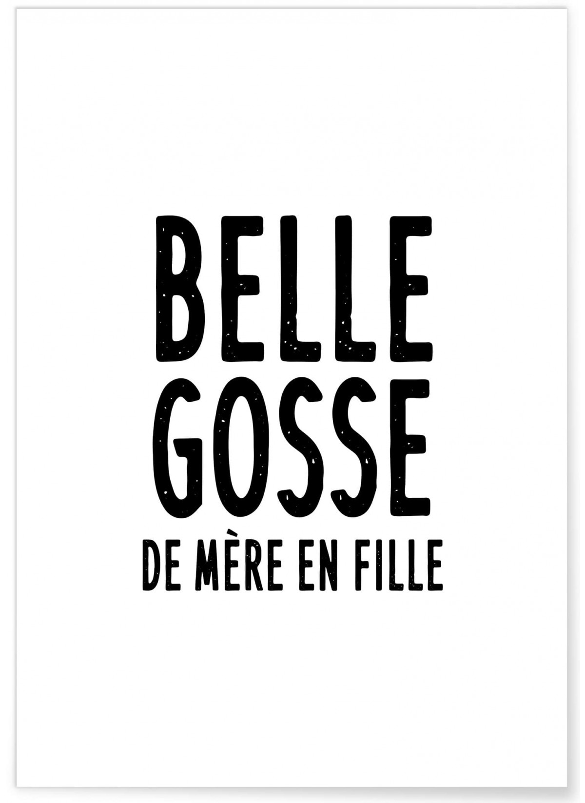 Affiche "Mère fille"