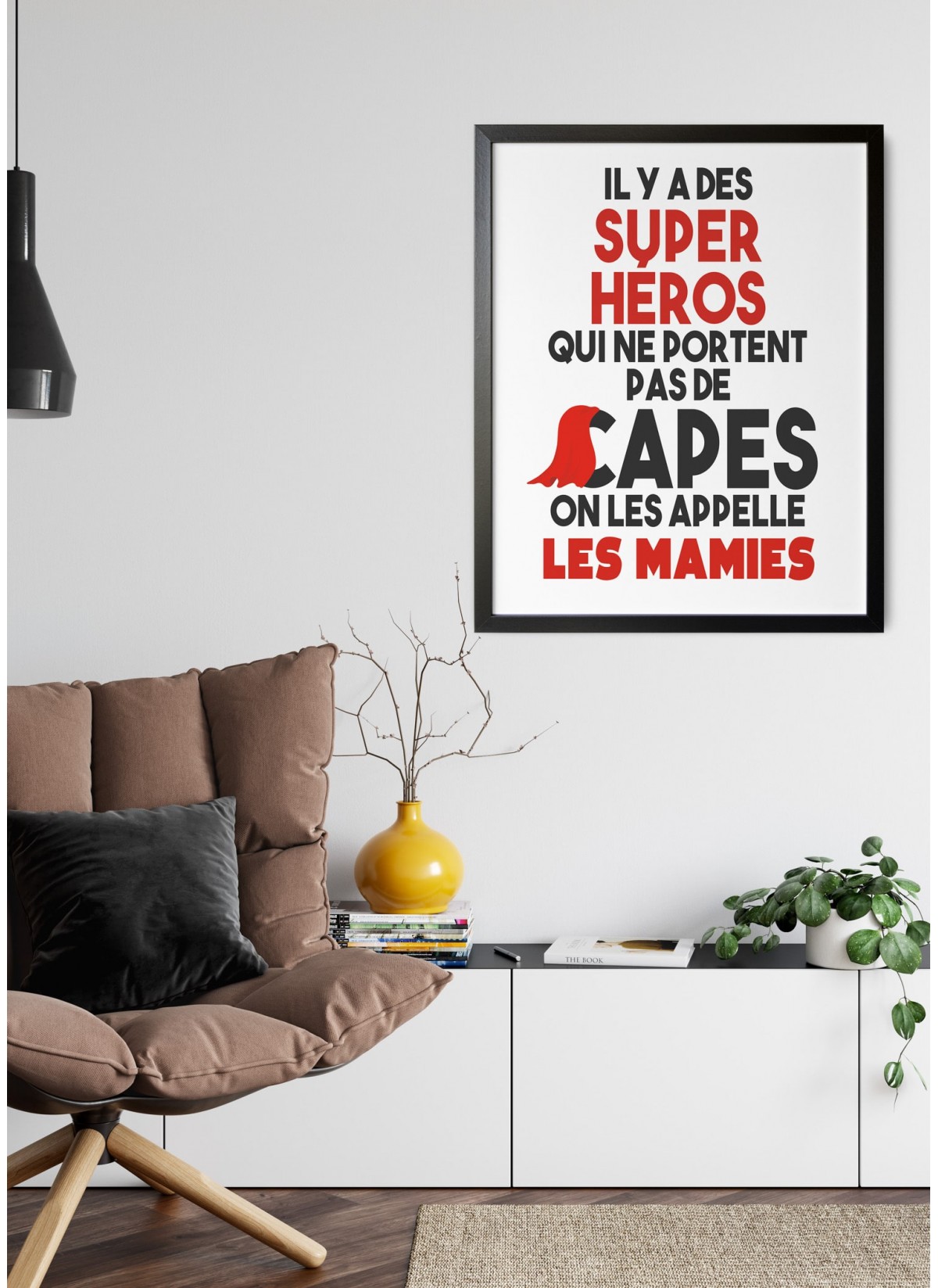 Affiche "Mamies Super Héros"