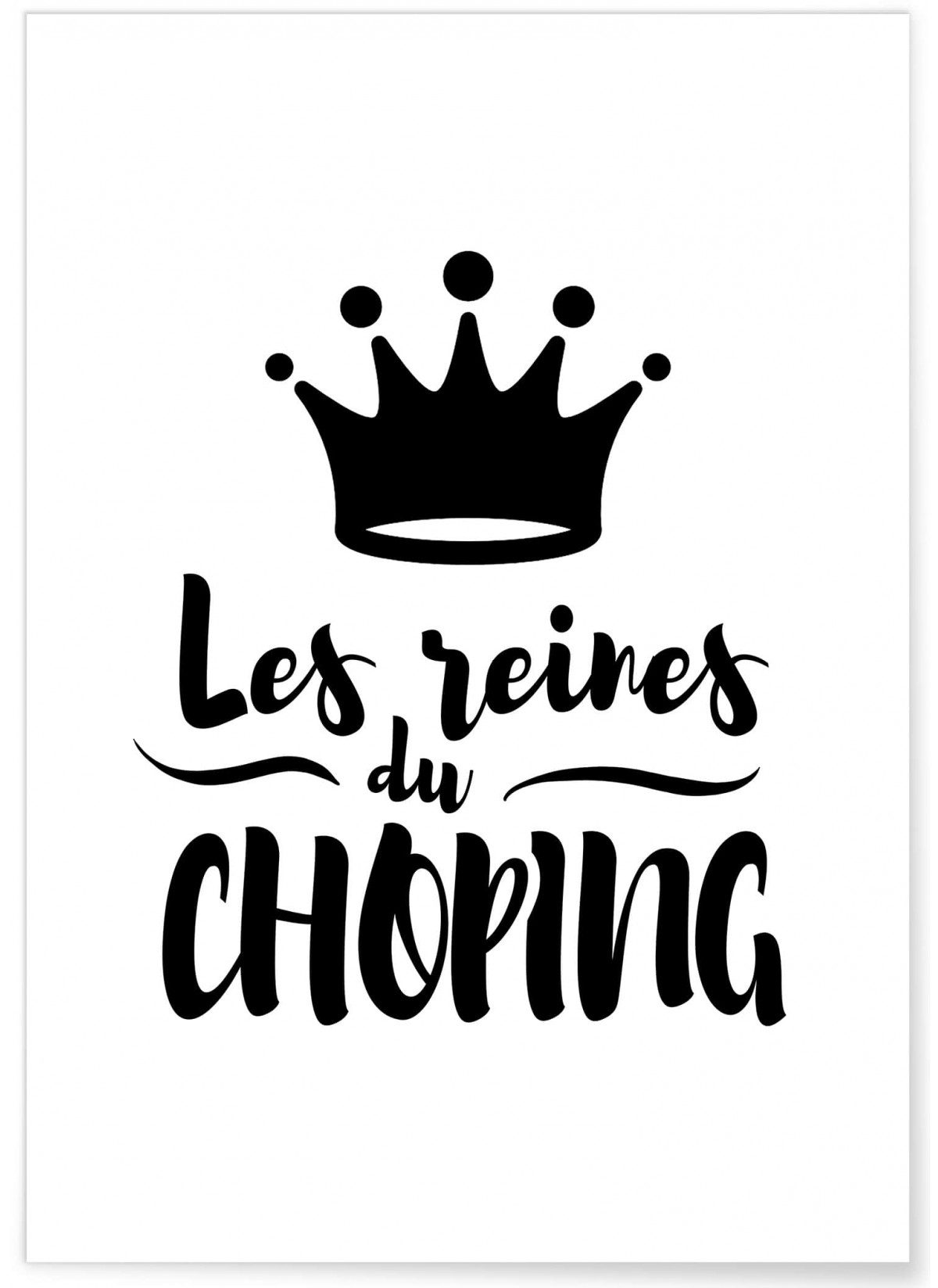Affiche "Les Reines du choping"