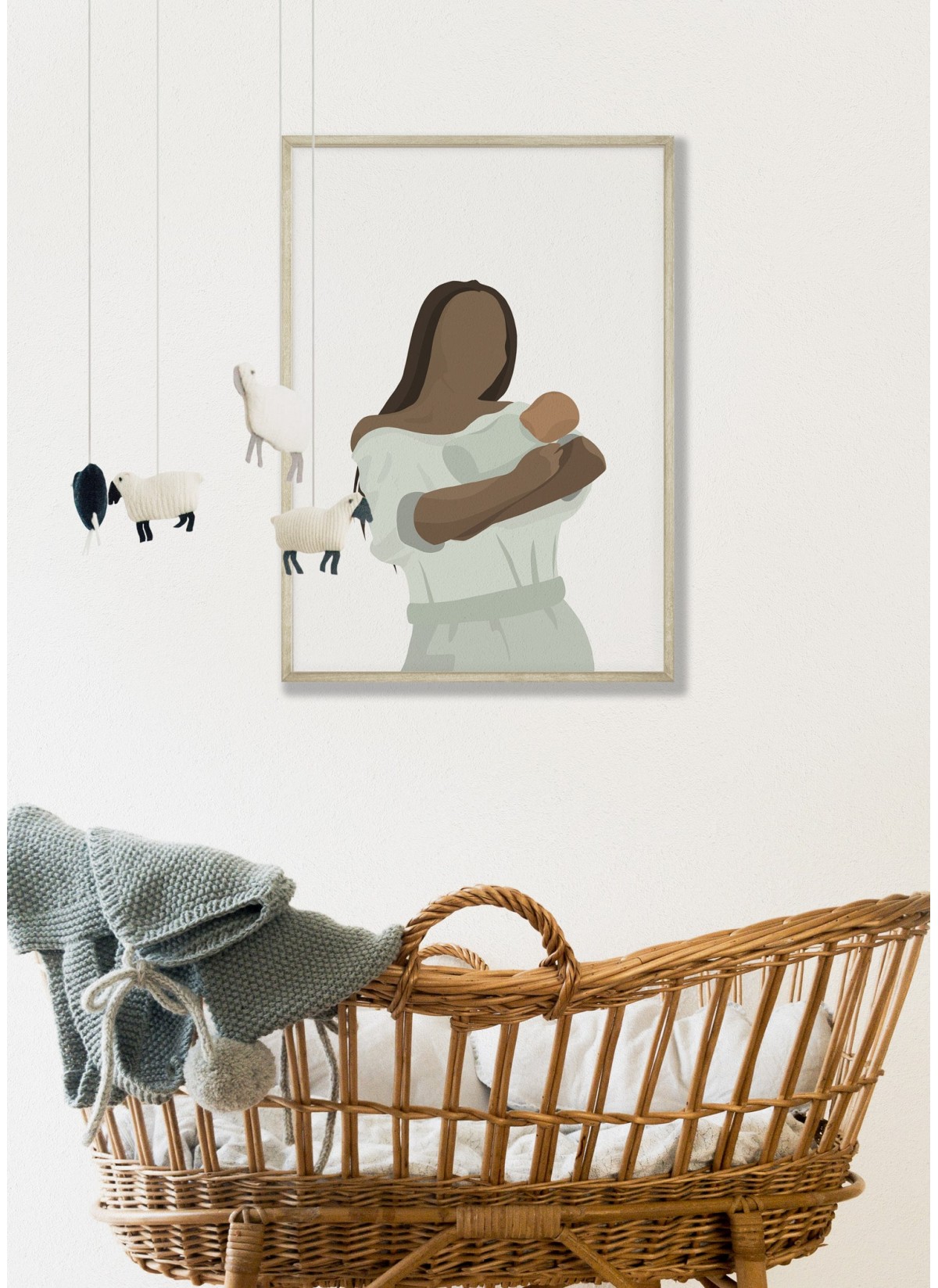 Affiche "Maman Bébé"
