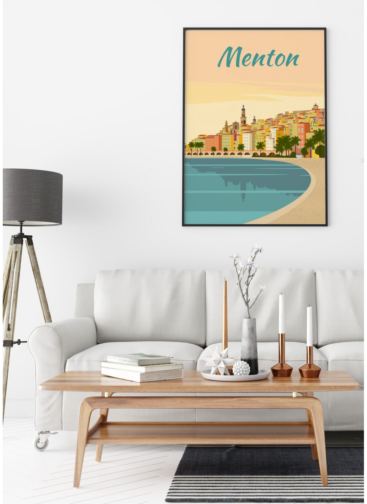 Affiche "Menton 2"