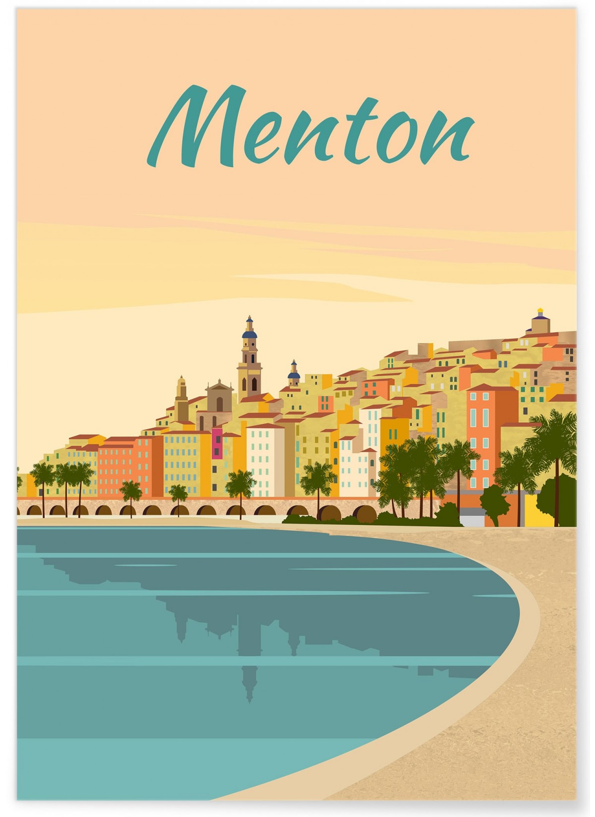 Affiche "Menton 2"