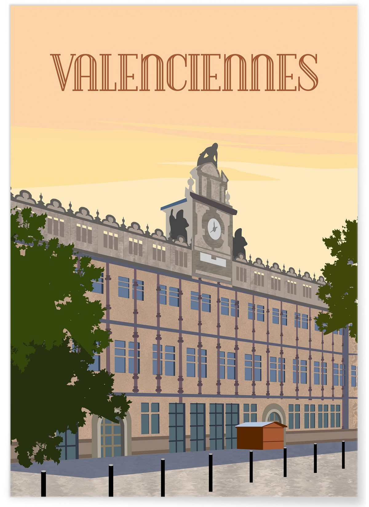 Affiche "Valenciennes"