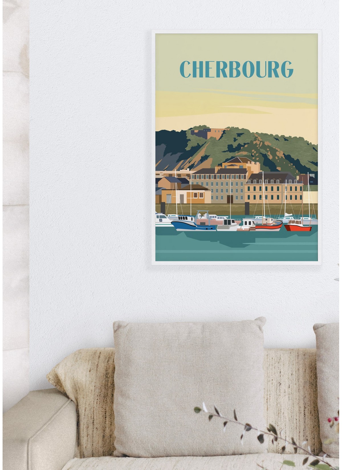 Affiche "Cherbourg"