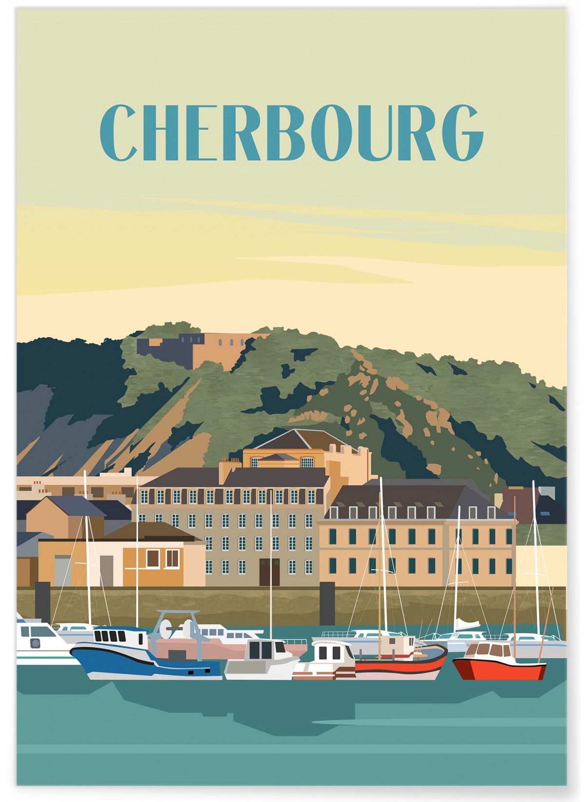 Affiche "Cherbourg"
