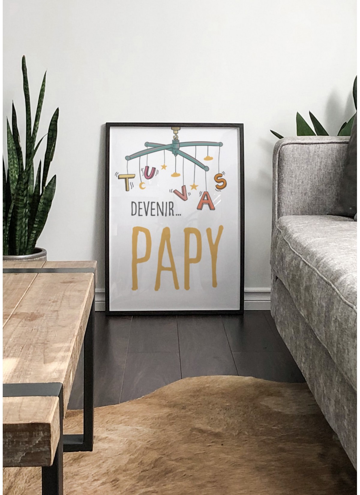 Affiche "Tu vas devenir PAPY"