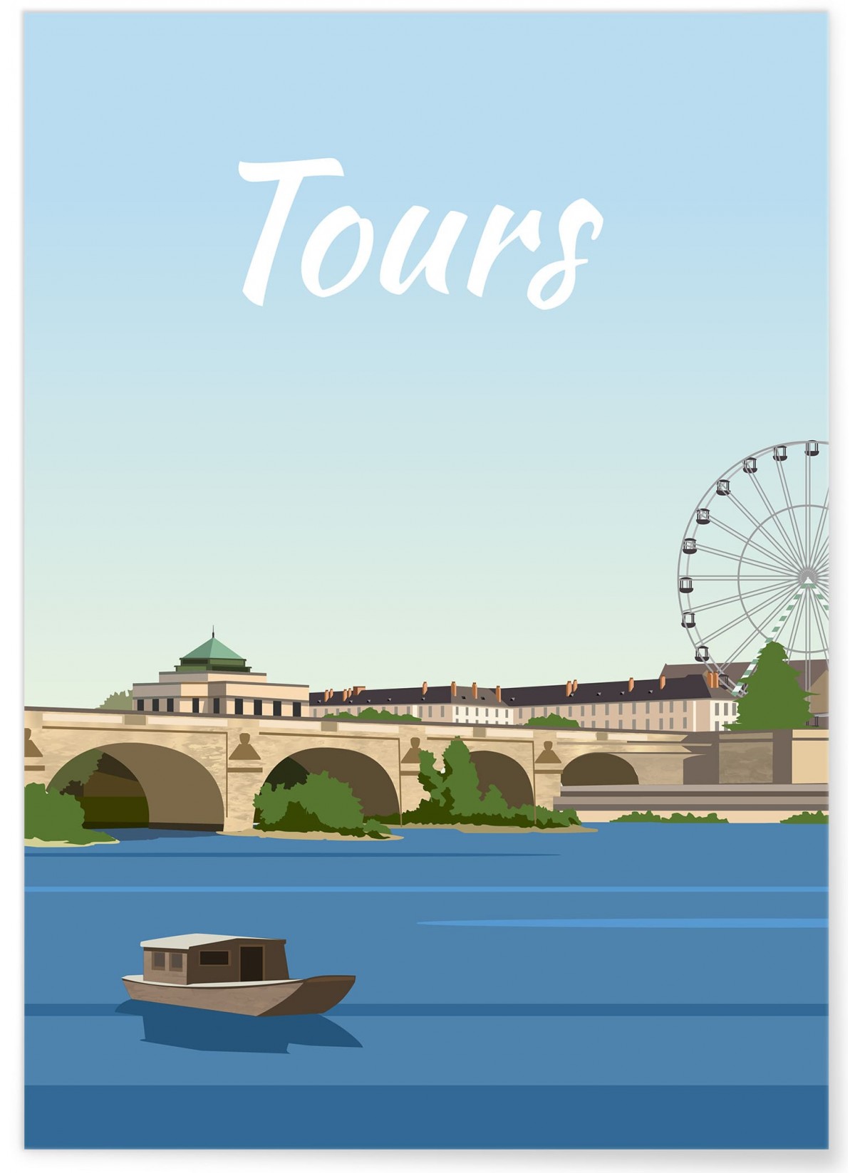 Affiche "Tours 5"