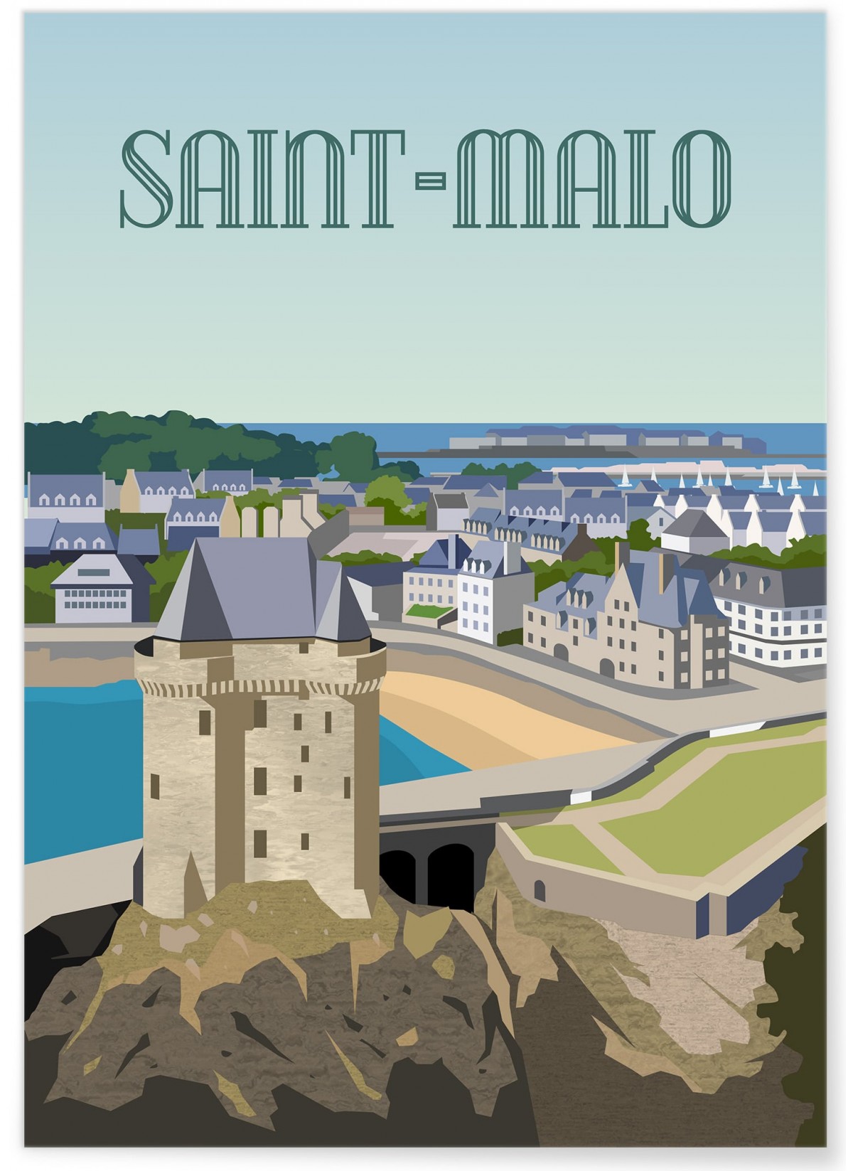 Affiche "Saint-Malo 2"