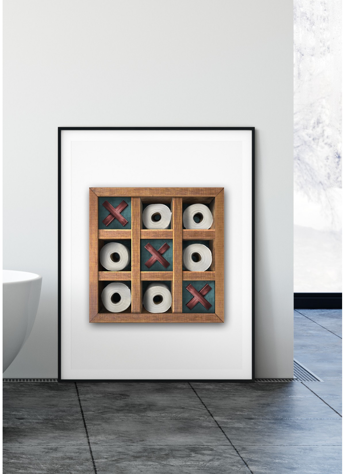 Affiche humoristique pour Toilettes, Morpions | L’Afficherie