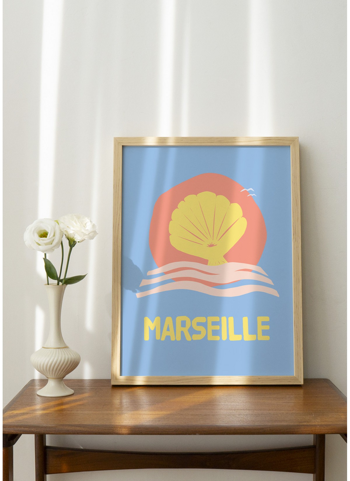 Affiche Minimaliste Marseille