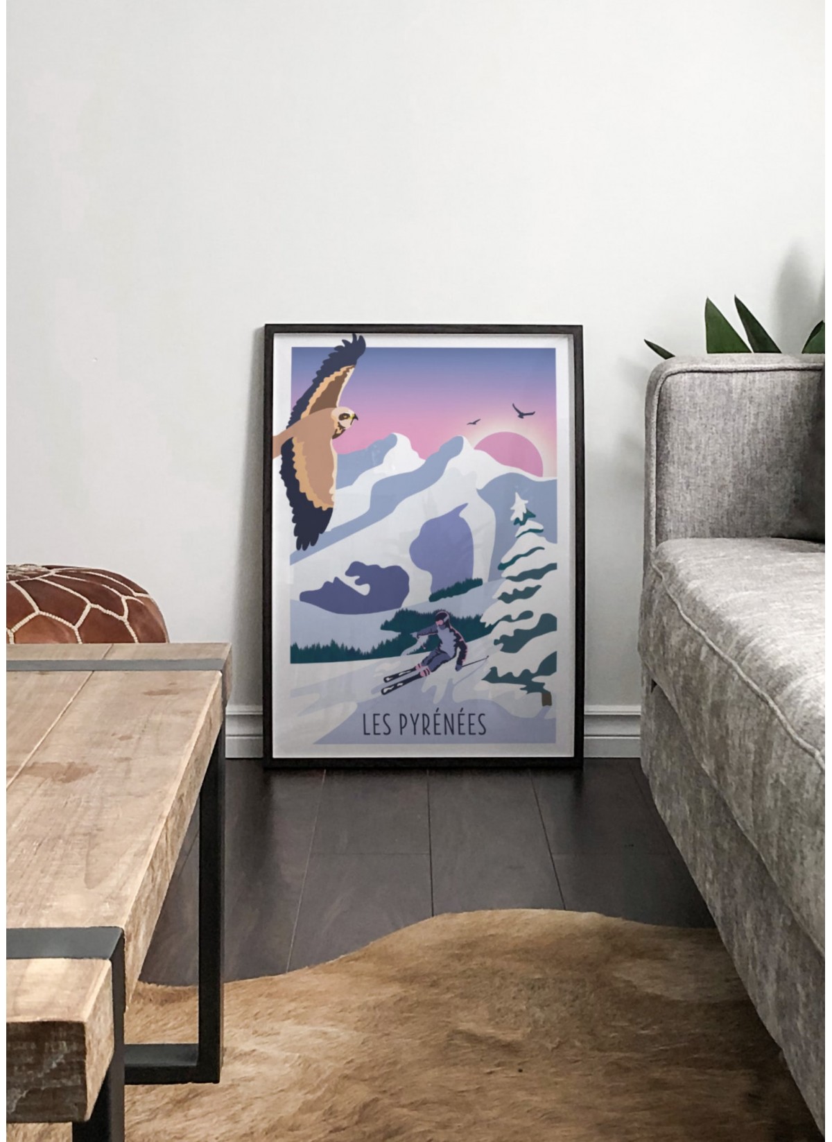 Affiche Les Pyrénées