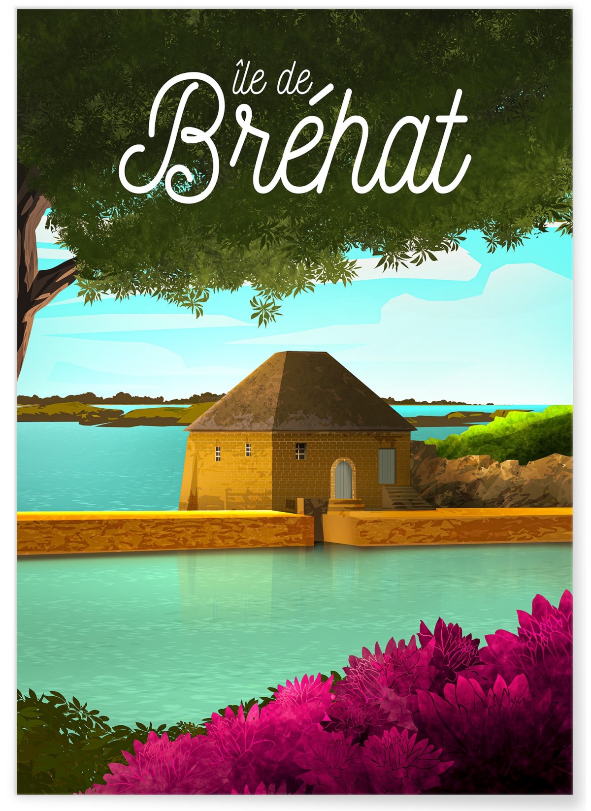 Affiche Île de Bréhat