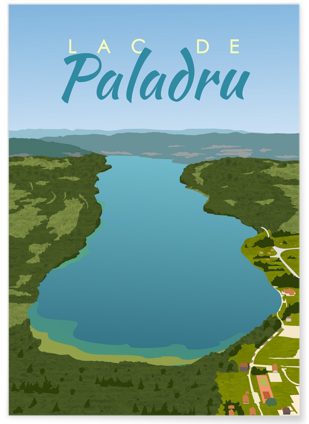 Affiche Lac de Paladru
