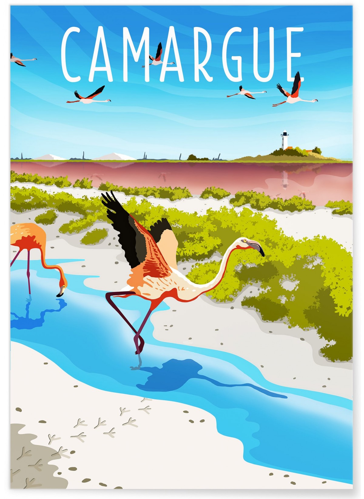 Affiche Camargue