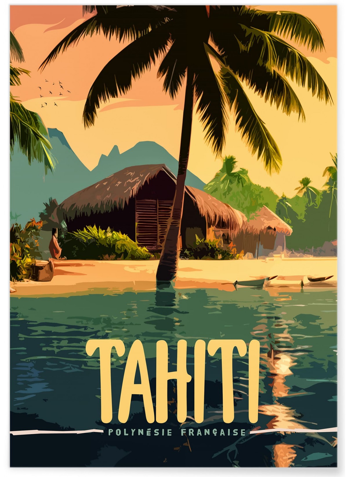 Affiche Tahiti
